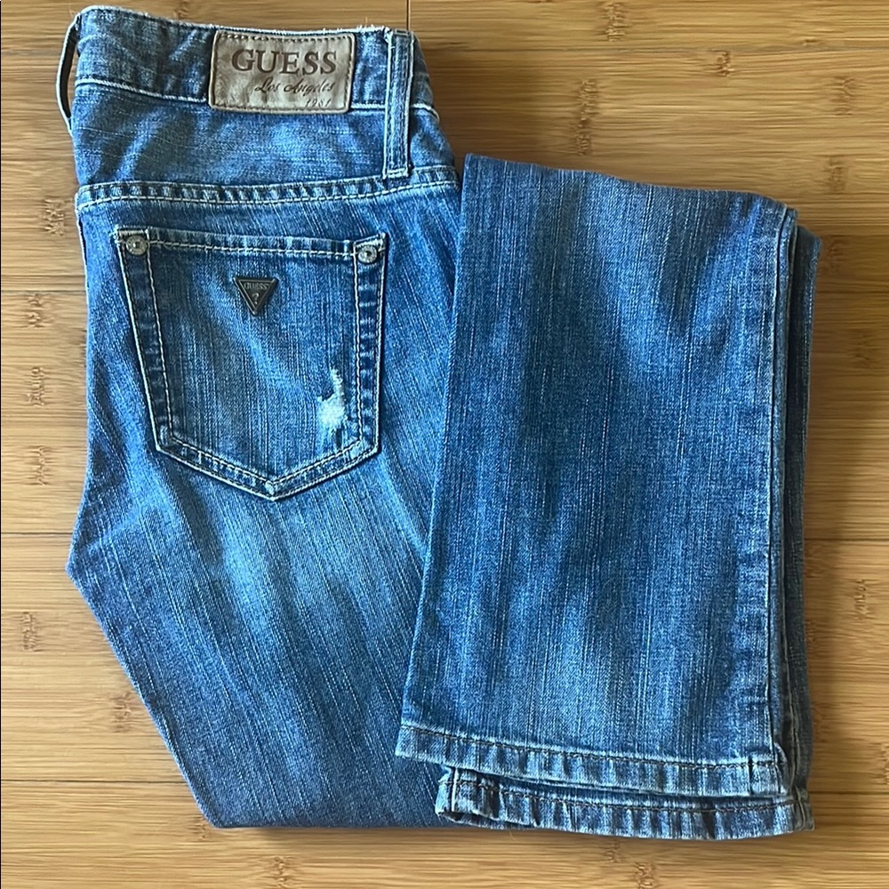 Ladies Guess Blue Slim Jeans